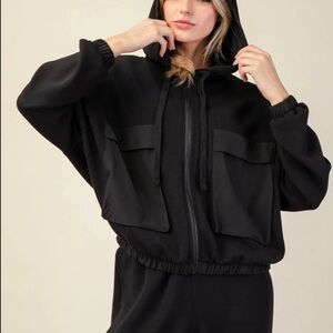 Lola & Sophie SET Black Hoodie & Joggers